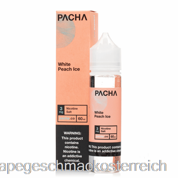 Weißes Pfirsicheis – Pacha – 60 Ml, 6 Mg Vape-Geschmack